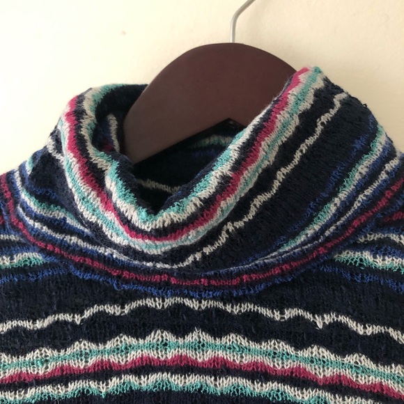 Lucky Brand woven jewel tone turtleneck - Picture 3 of 7